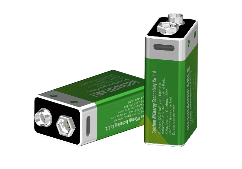 9 volt rechargeable lithium battery